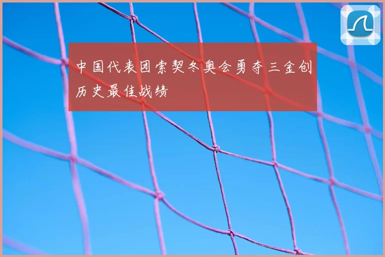 中国代表团索契冬奥会勇夺三金创历史最佳战绩